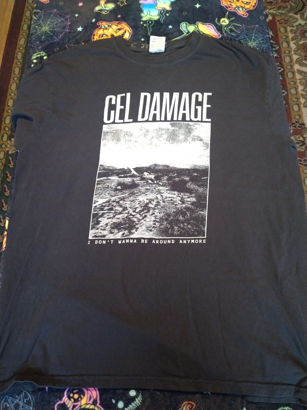 Cel Damage - Heavy Metal - Men's Black Graphic Tee
